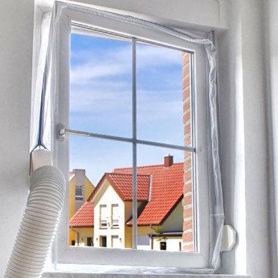 Window seal for portable air conditioners